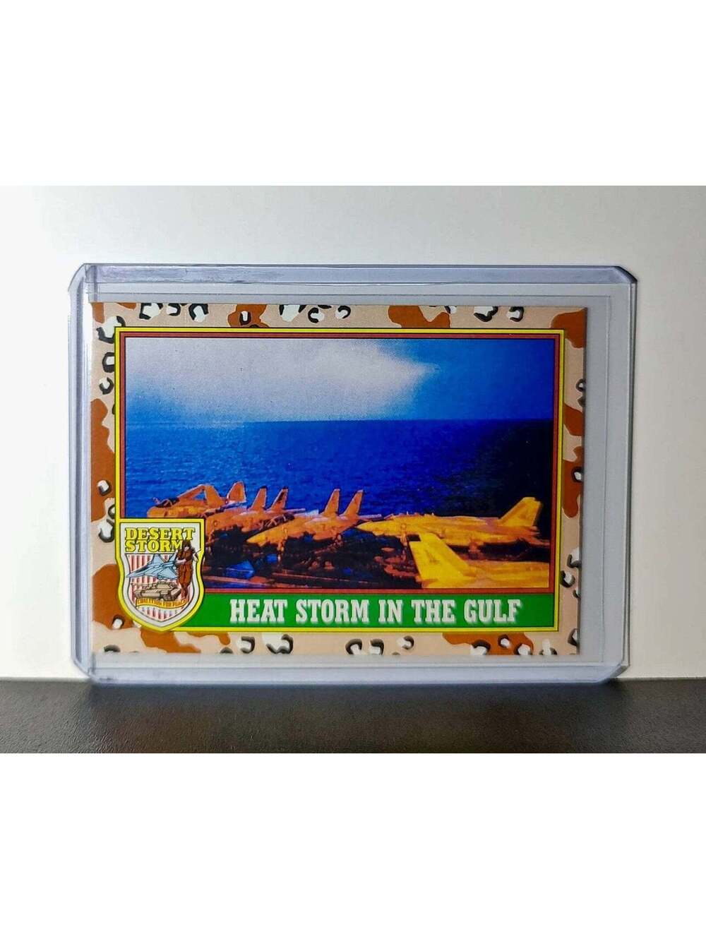 Heat Storm in the Gulf 1991 Topps Desert Storm #84 Card - Picture 1 of 10